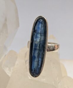 Kyanite Oval Cab Ring s9.5 | 925 Sterling Silver
