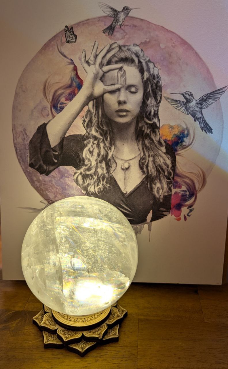 Wooden Lotus LED Lightbox - Warm Light (2 sizes)