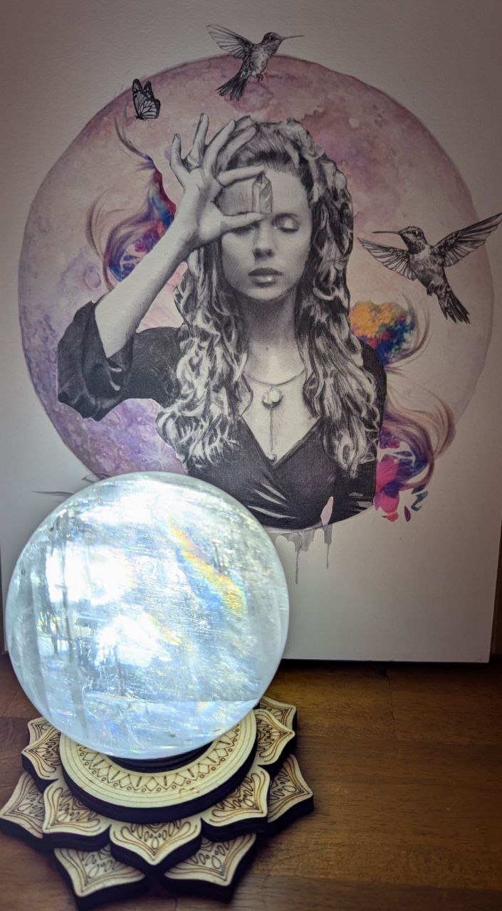 Wooden Lotus LED Lightbox - Cool Light (2 sizes)