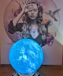 Wooden Lotus LED Lightbox - Colour Changing Light (2 sizes)
