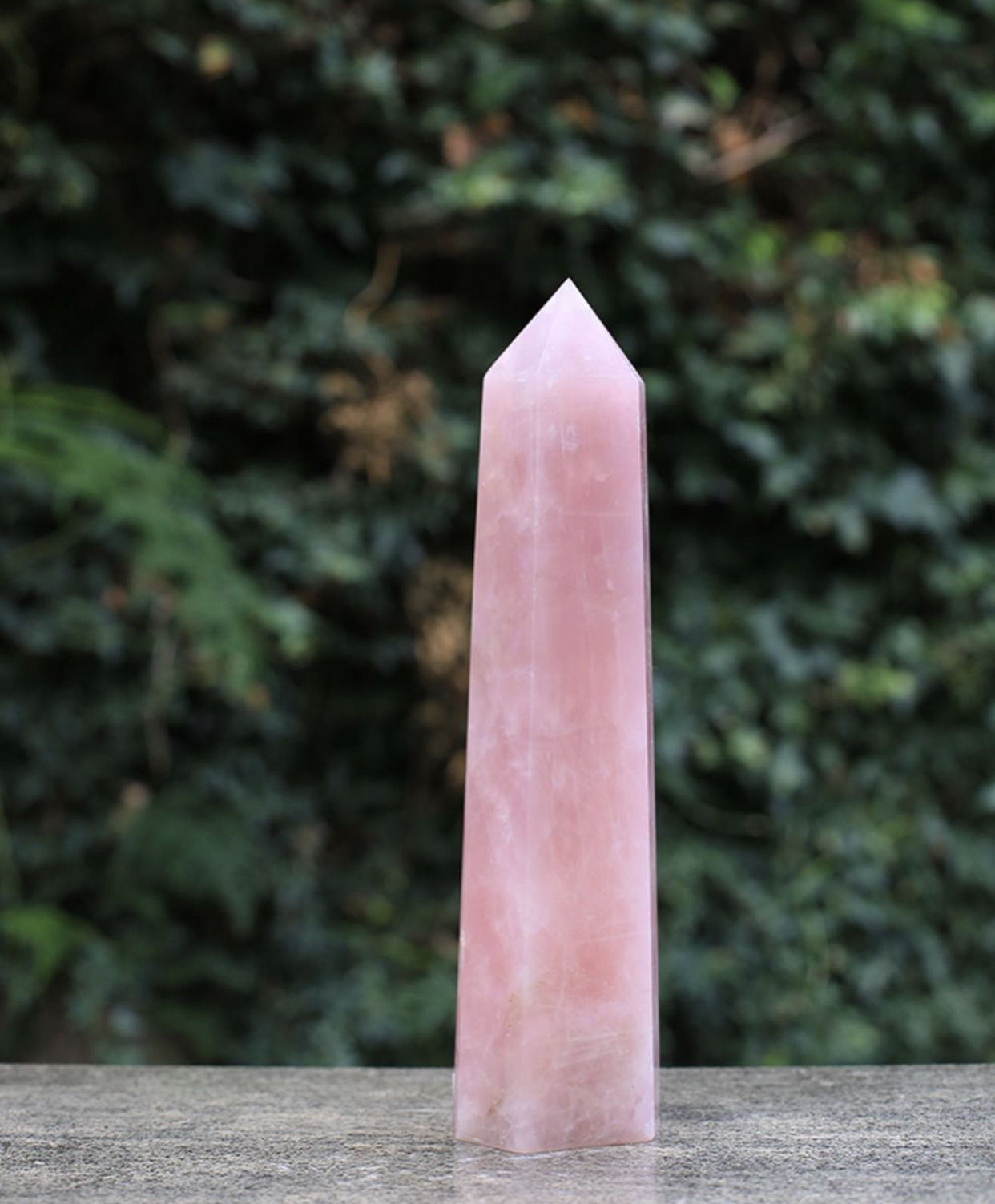 Natural Crystal: Cut & Polished Rose Quartz/Lavender Quartz Generator (Approx.16cm through to 24cm Tall) - Image 4