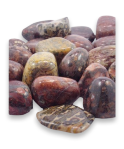Tumbled Pebbles: Leopard Skin Jasper