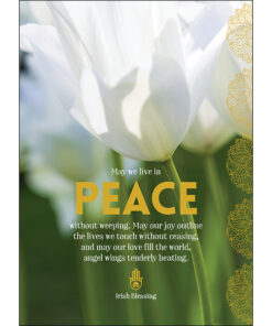 Greeting Card: May We Live in Peace - Discontinued