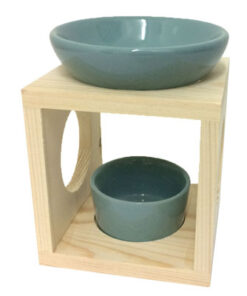 Timber Oil Burner: Natural Green