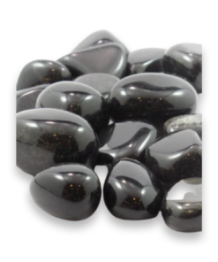 Tumbled Stone: Silver Sheen Obsidian