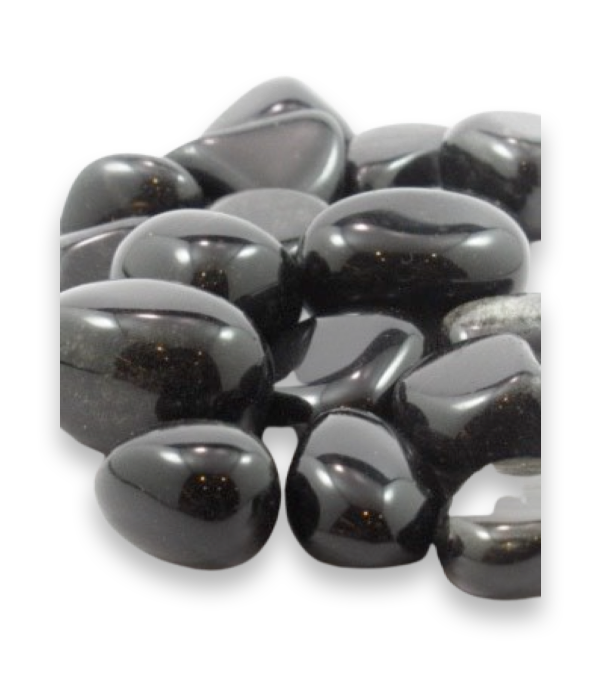 Tumbled Stone: Silver Sheen Obsidian