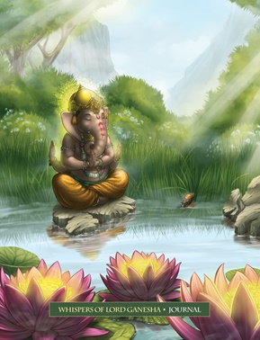 Whispers Of Lord Ganesha Journal by Angela Hartfield