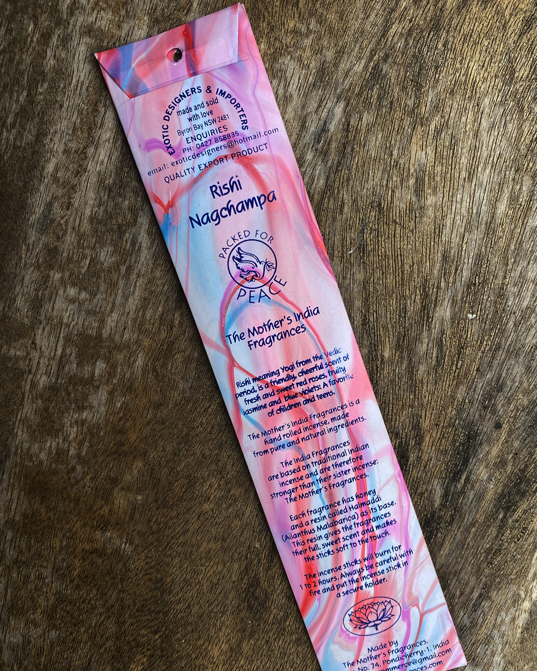 Incense Sticks: Mothers India Rishi Nagchampa - Image 2