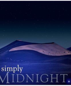 Alternative view of Simply Pillar Candle: Midnight