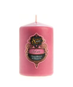 Sakura Pillar Candle: Small