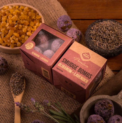 Smudge Bombs: Frankincense & Lavender (Oilbano Lavanda)