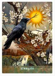 Alternative view of Urban Crow Oracle: A 54-Card Deck and Guidebook