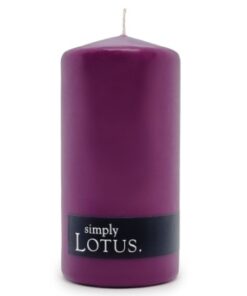 Simply Pillar Candle: Lotus