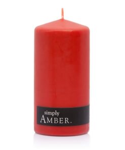Simply Pillar Candle: Amber