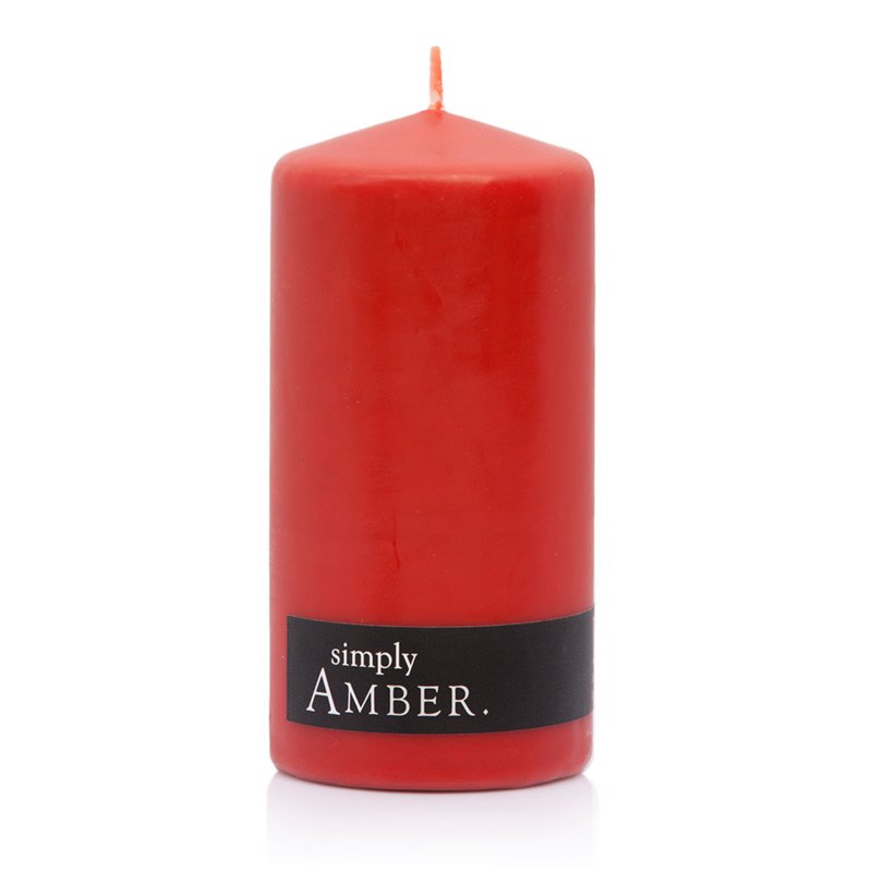 Simply Pillar Candle: Amber