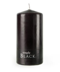 Simply Pillar Candle: Black