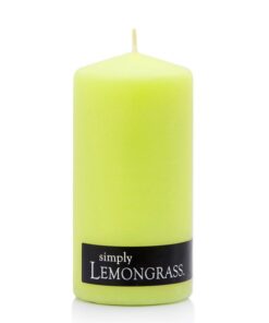 Simply Pillar Candle: Lemongrass