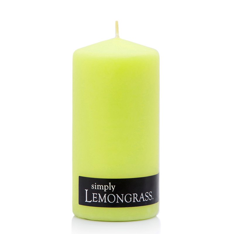 Simply Pillar Candle: Lemongrass