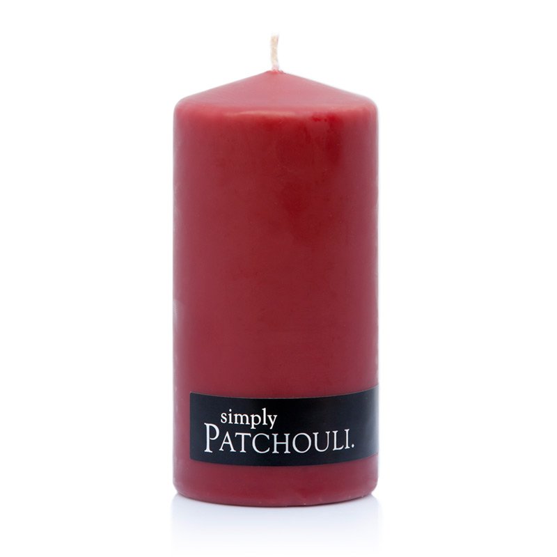 Simply Pillar Candle: Patchouli