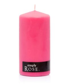Simply Pillar Candle: Rose