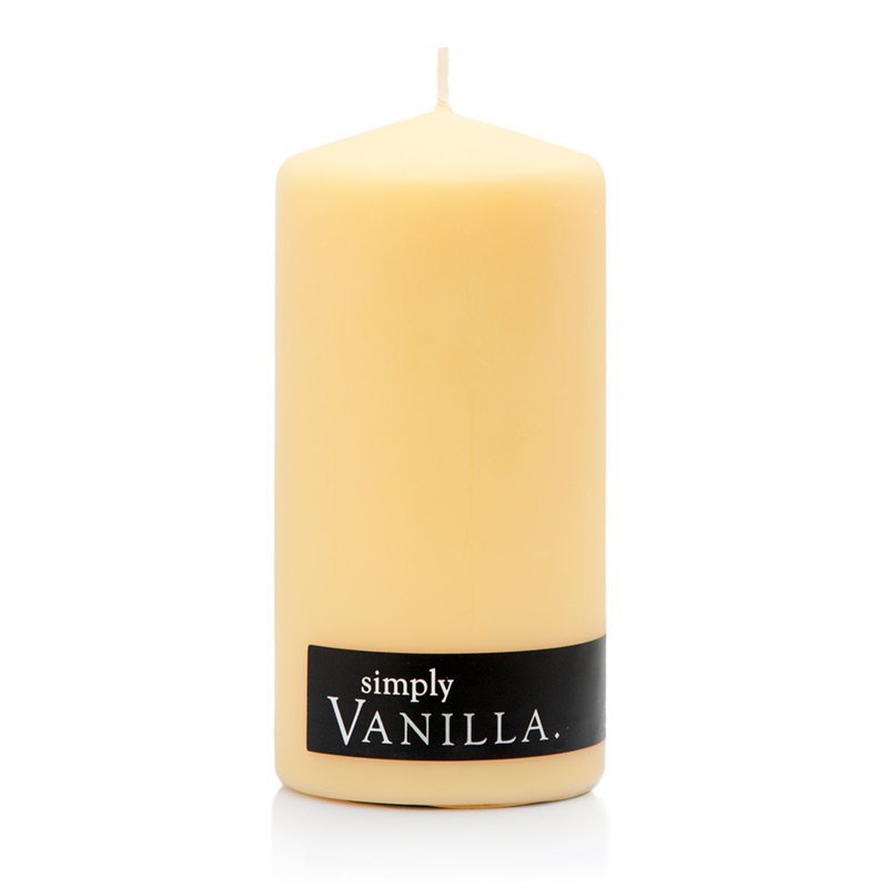 Simply Pillar Candle: Vanilla
