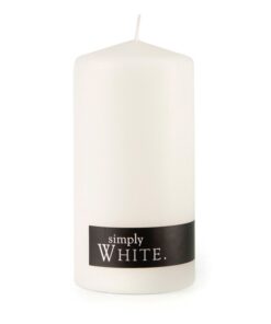 Simply Pillar Candle: White