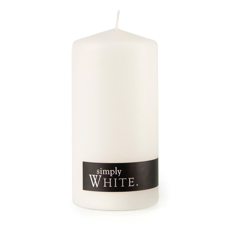 Simply Pillar Candle: White