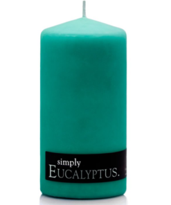 Simply Pillar Candle: Eucalyptus