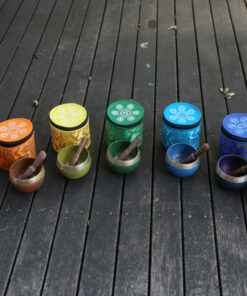 Alternative view of Chakra Singing Bowls: 7 Designs to Choose From (Set with Circular Cloth Case w/Zip, Cushion & Wand)