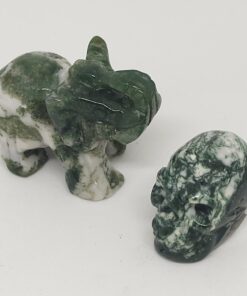 Tree Agate Elephant | Skull