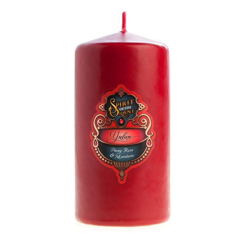 Yulan Pillar Candle: Medium