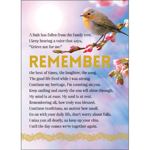 Greeting Card: A Limb Has Fallen