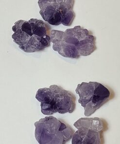 Natural Crystals: Amethyst Elestial clusters (Approx 2-3cm)