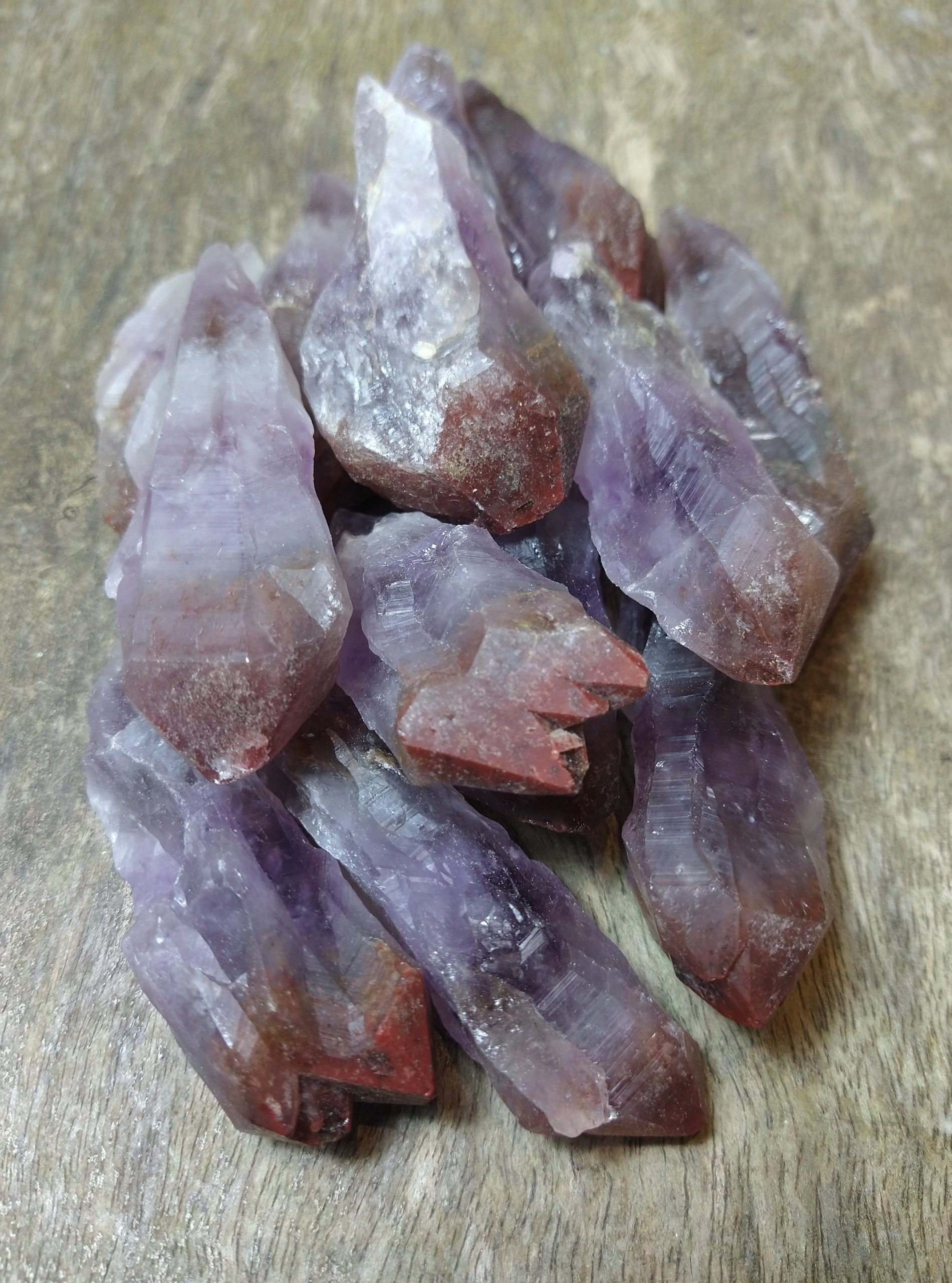 Natural Crystals: Auralite Points (Approx 8x4cm)