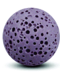 20mm Ball: Lava Stone (Brown)