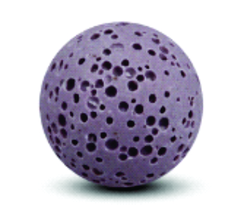 20mm Ball: Lava Stone (Brown)