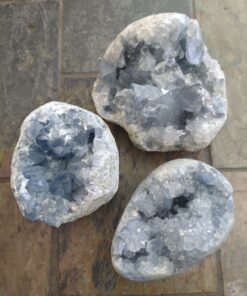 Alternative view of Natural Crystals: Celestite Clusters