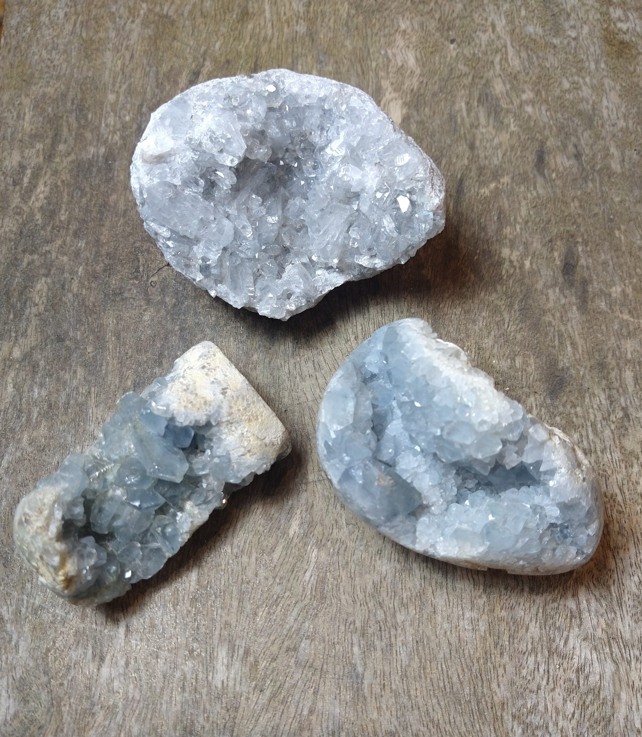 Natural Crystals: Celestite Clusters