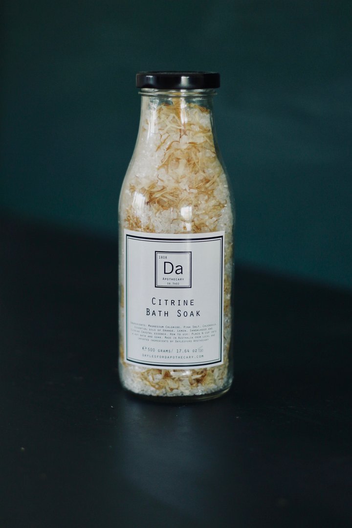 Daylesford Apothecary Bath Soak Jar: Citrine 500g