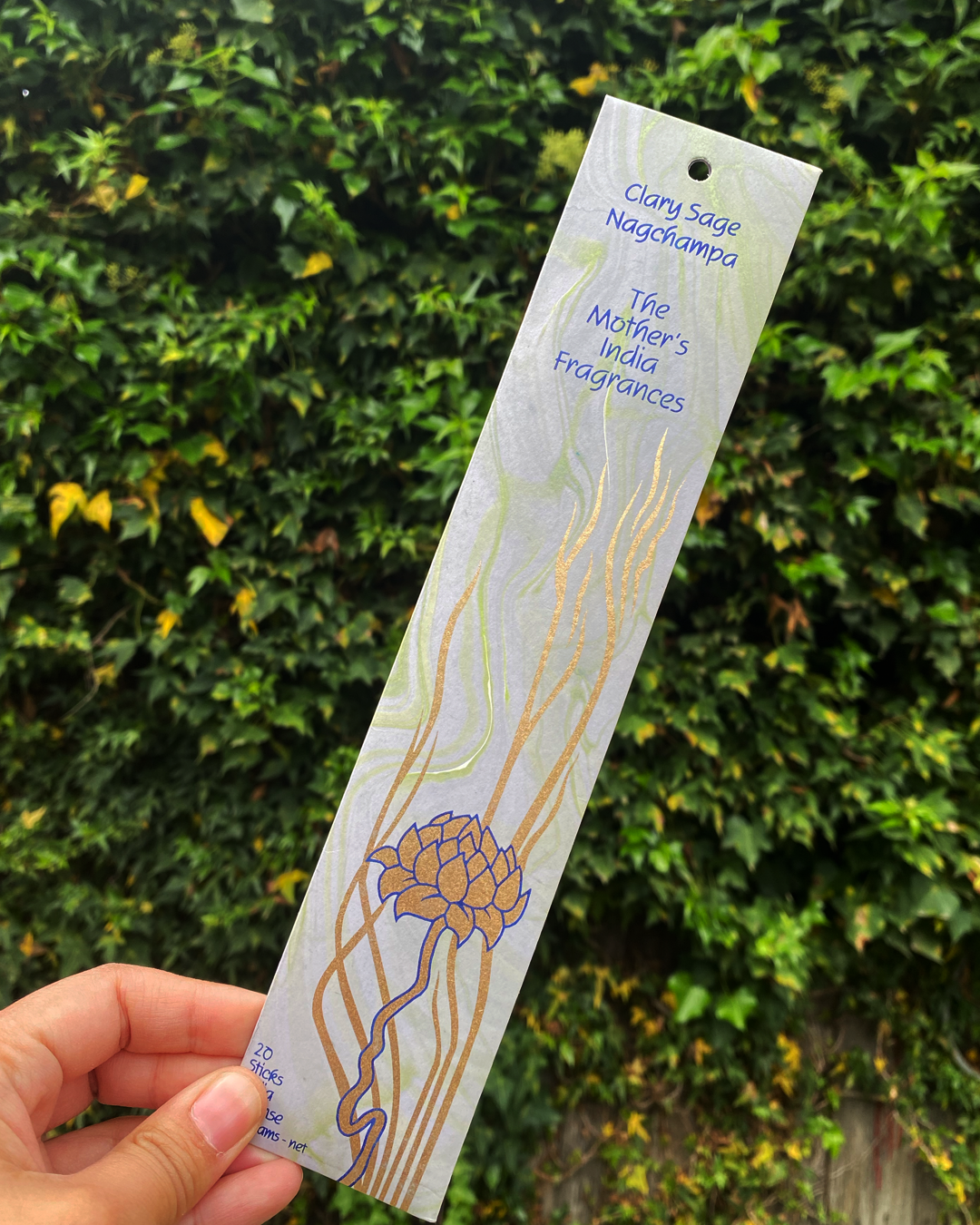 Incense Sticks: Mothers India Clary Sage Nagchampa