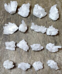 Natural Crystals: Clear Quartz Clusters