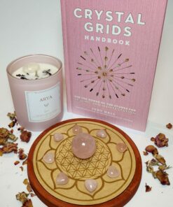 Gift Pack: Rose Quartz Crystal Grid (Mix and Match- Sold Separately or as a Set)