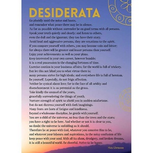 Greeting Card: Desiderata