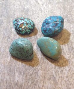 Natural Crystals: Polished Chinese Turquoise Nuggets