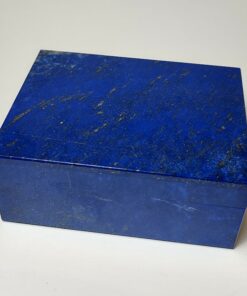 Natural Crystal: Cut & Polished 'Gem Grade' Lapis Lazuli Box (Approx. 10x8x4cm)