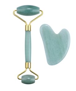 Beauty Tools: Green Aventurine Facial Roller & Gua Sha