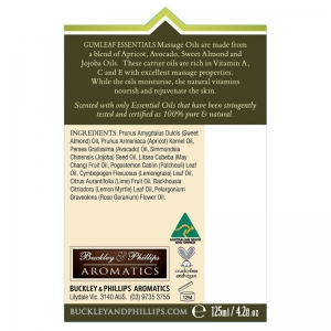 Gumleaf Essentials Massage Oil: Indulgence 125ml - Image 3