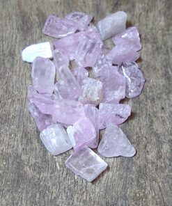 Natural Crystals: Polished Kunzite Specimens (Approx 2x1x.5cm)