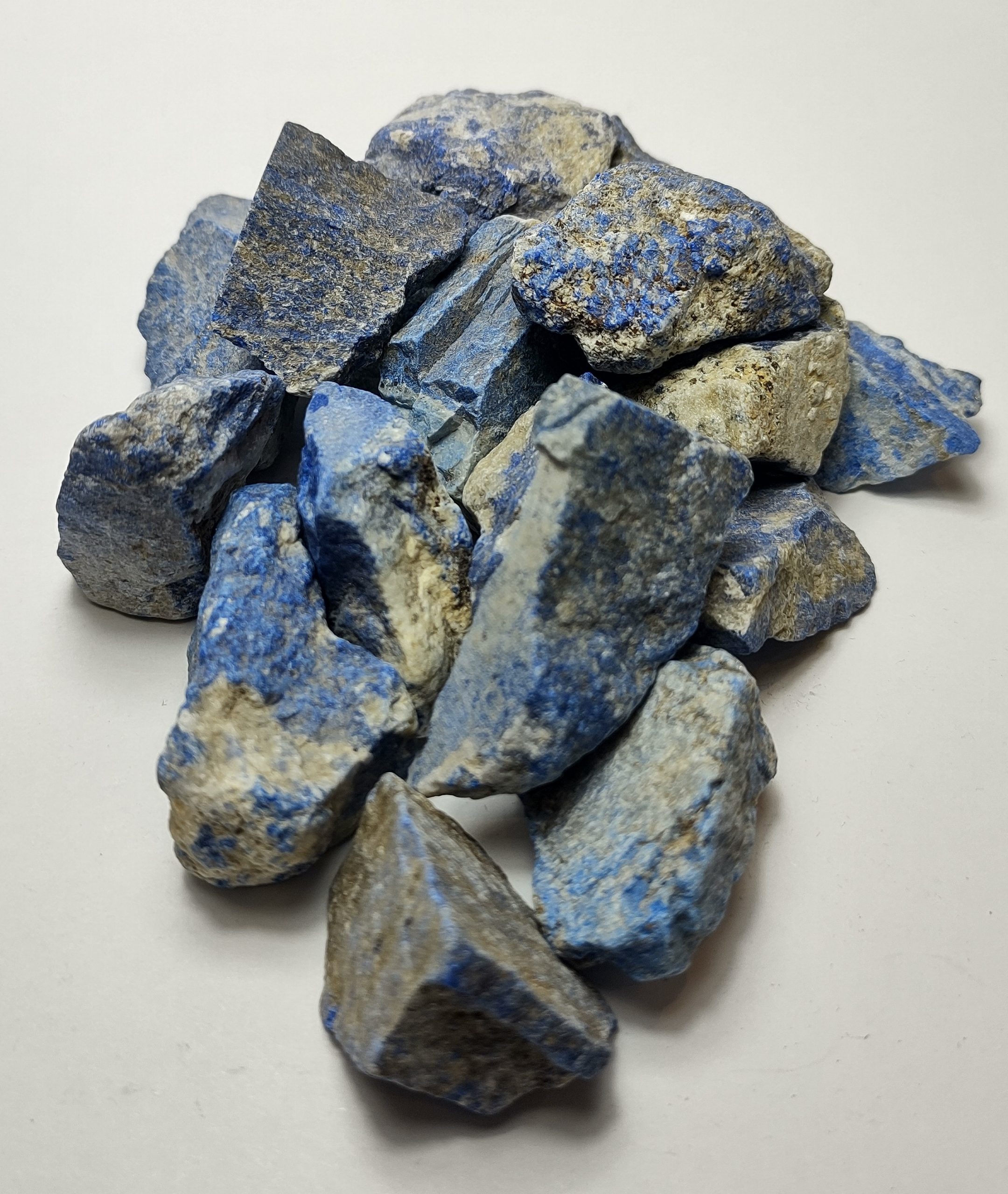 Natural Crystals: Lapis Lazuli Rough Chunks (Approx. 3x2x1cm)