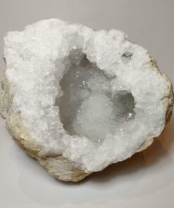 Natural Crystals: Large Clear Quartz Crystal Geode (Approx 20x17x15cm)
